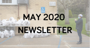 The may 2020 newsletter monthly poster