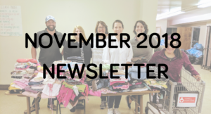 The november 2018 monthly newsletter