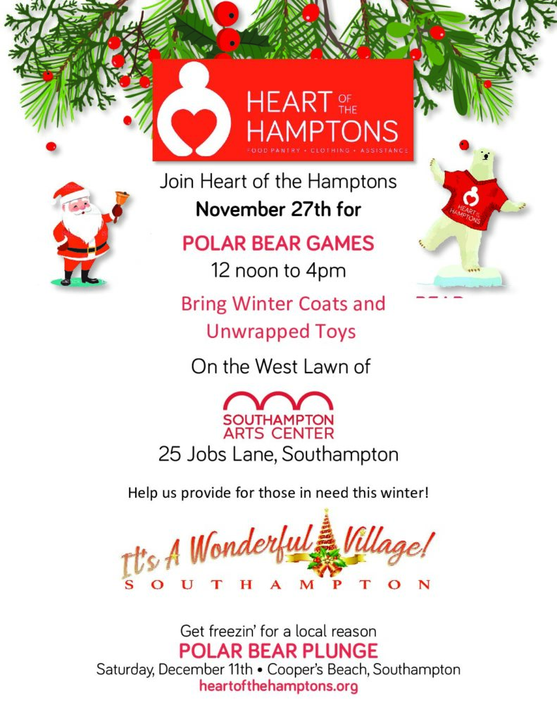 The polar bear games holiday poster by HOH