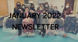 The january 2022 monthly newsletter poster