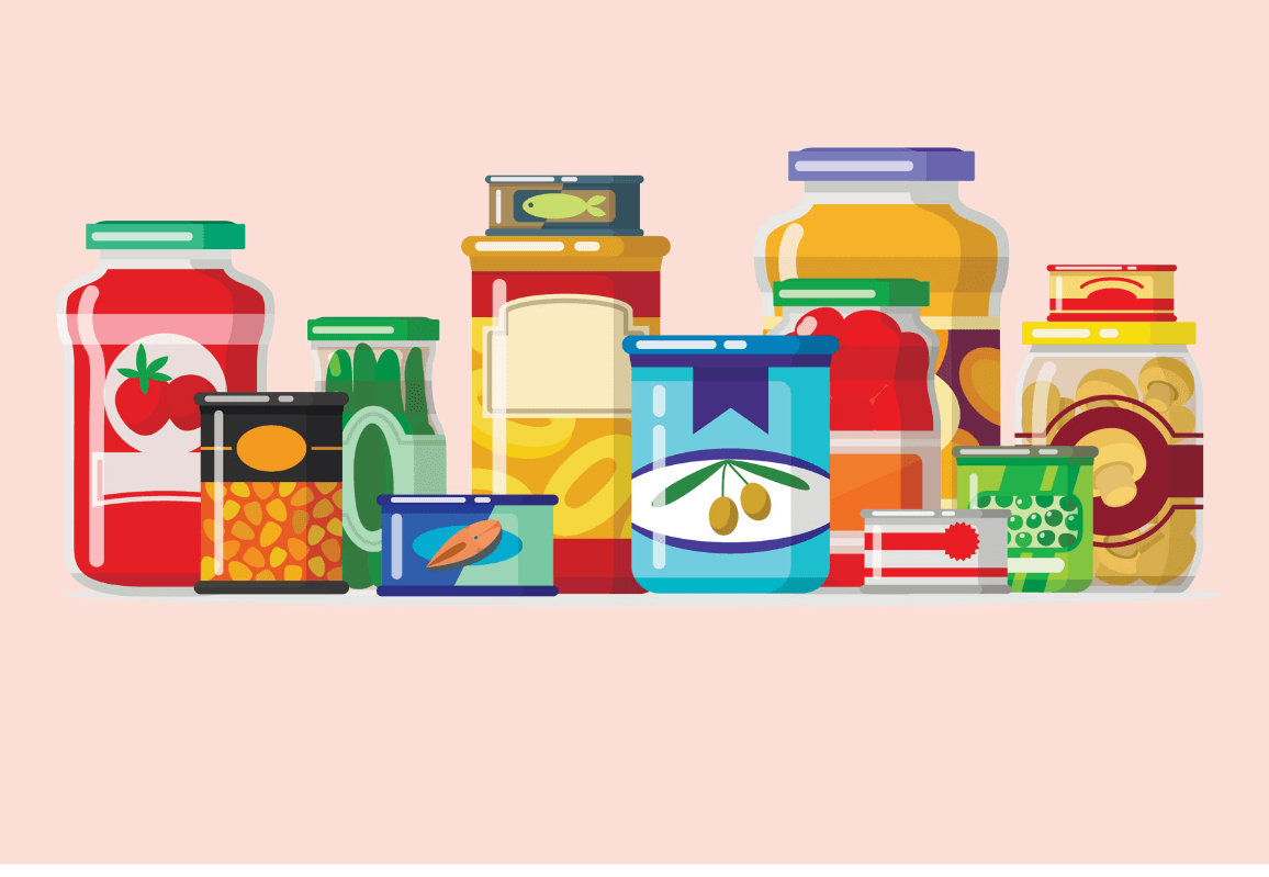 A picture of the canned foods icon
