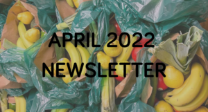 April 2022 newsletter poster with fruits image