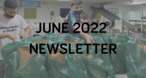 June 2022 newsletter poster with some peoples images