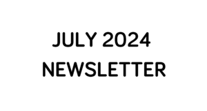 Cover of july 2024 newsletter.